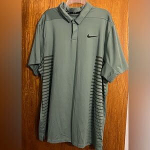 Nike Men's Sage Green Polo Shirt
